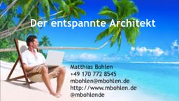 JAX On Tour 2012: Der entspannte Architekt