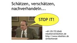 JAX 2012: STOP IT: schätzen, verschätzen und (nach-)verhandeln