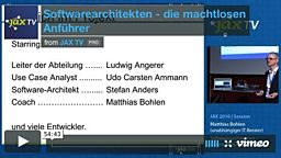 JAX 2010: Softwarearchitekten - die machtlosen Anführer